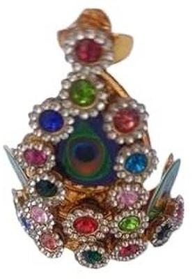 GSP Group Laddu (Size: 2) Laddu Gopal ji Mukut Janmashtami Shringar Mukut for Krishna Deity Ornament&nbsp;&nbsp;(Laddu Gopal ji Mukut)