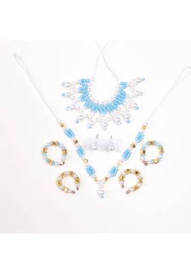 khushienterprise Laddu Gopal Krishna Jewellery Set Size (2-3-4) Deity Ornament&nbsp;&nbsp;(Laddu Gopal, Thakorji, Radha Rani, Krishna, Idol Laddu Gopal)