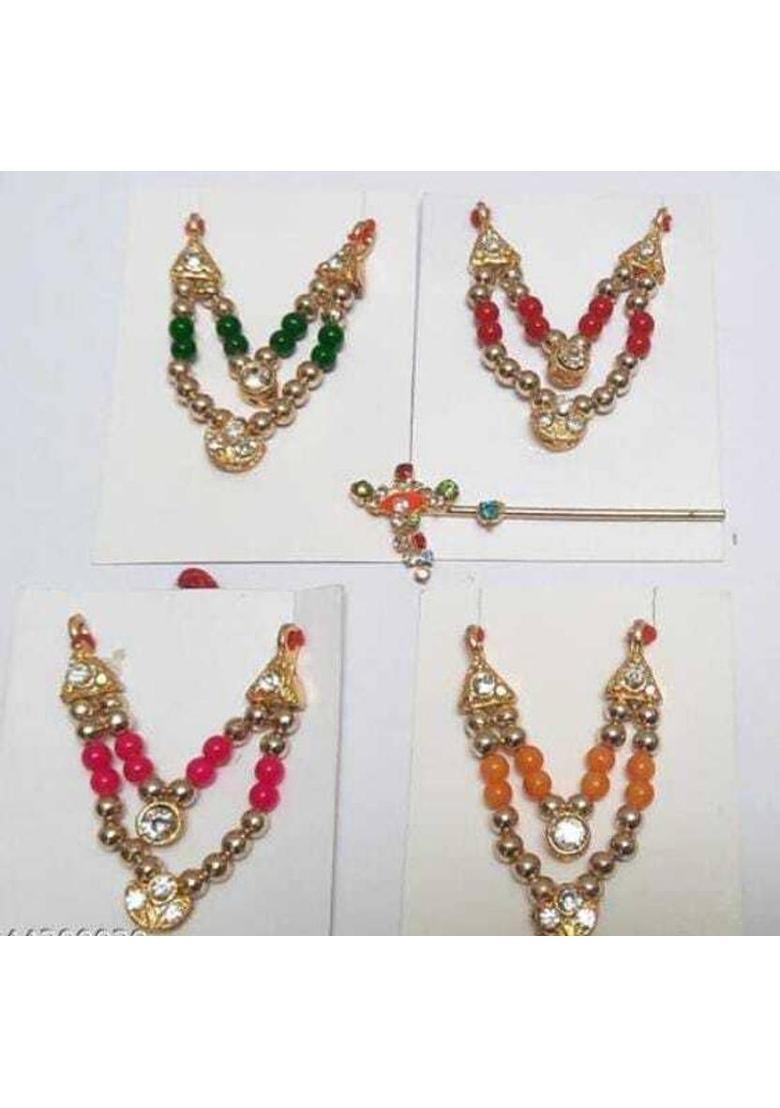 Any Fashion laddu Gopal Malas for All God and Godesses bal gopal mala with bunsari set Deity Ornament&nbsp;&nbsp;(matarani) - Indya