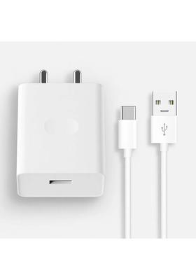 shopbucket 33 W Qualcomm 3.0 4 A Wall Charger for Mobile with Detachable Cable&nbsp;&nbsp;(White, Cable Included)