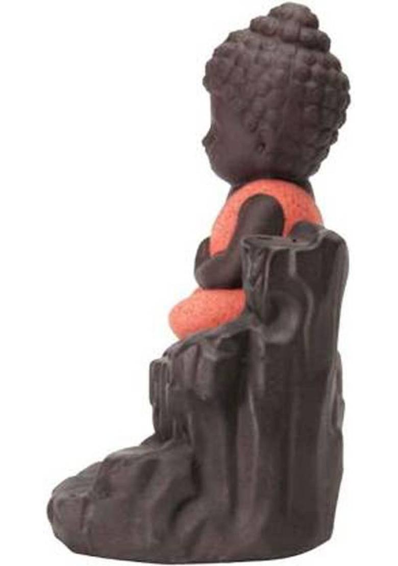 limitless dezire travel Polyresin Incense Holder Set&nbsp;&nbsp;(Red, Black) - Indya