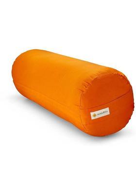 Sarveda Organic Cotton Yoga Bolster Yoga Blocks&nbsp;&nbsp;(Orange Pack of 1)
