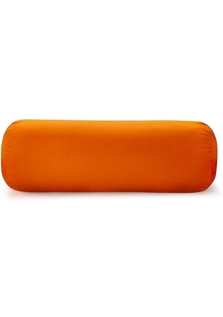 Sarveda Organic Cotton Yoga Bolster Yoga Blocks&nbsp;&nbsp;(Orange Pack of 1) - Indya