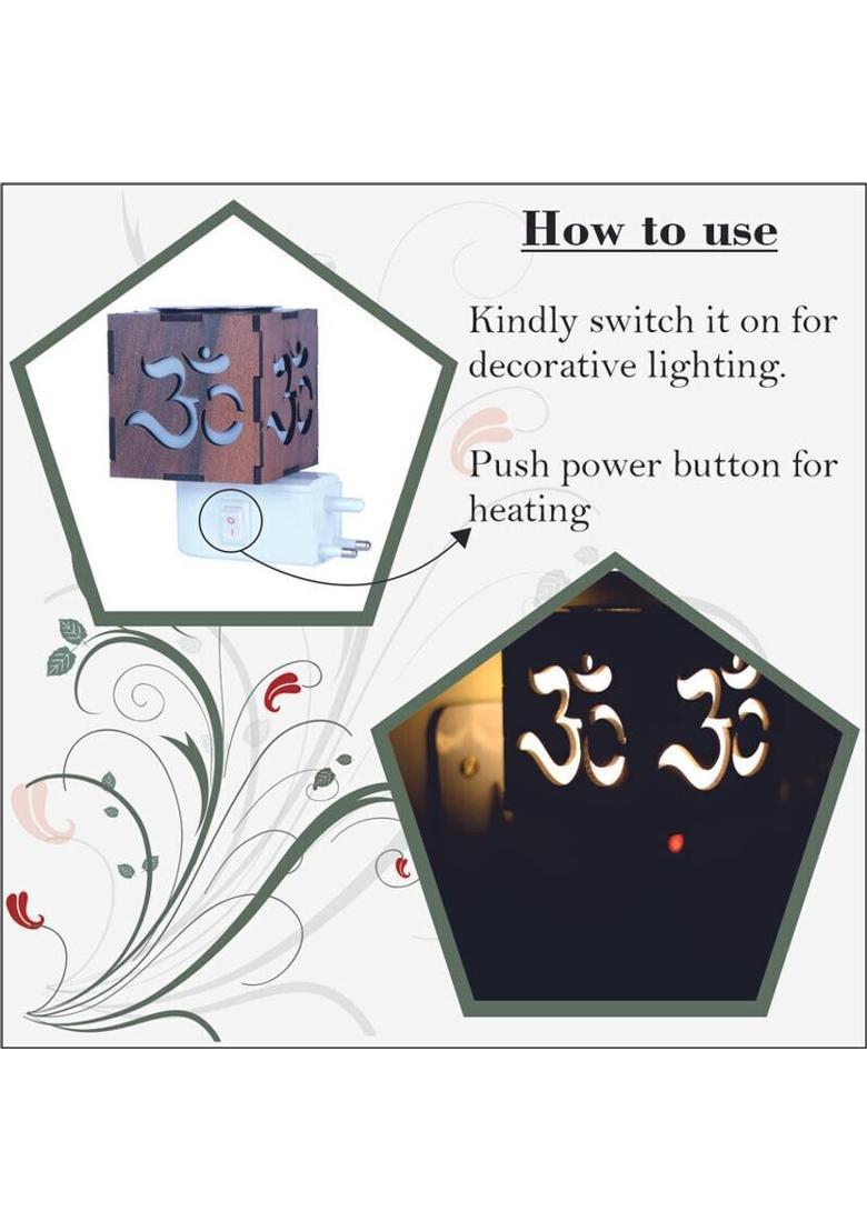 Gojeeva Wooden Incense Holder&nbsp;&nbsp;(Brown, Pack of 1) - Indya