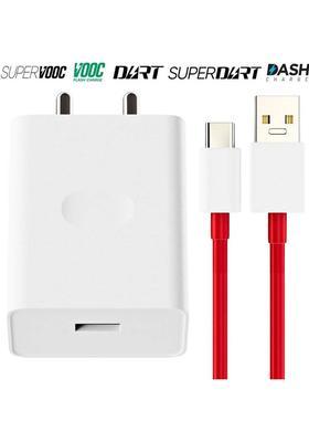 RoarX 33 W VOOC 6 A Wall Charger for Mobile with Detachable Cable&nbsp;&nbsp;(White, Cable Included)