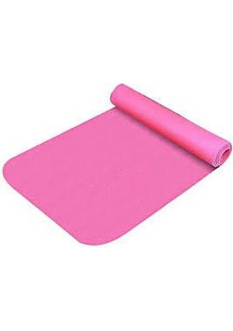 Etahmart Yoga Mats 3 mm thk for Exercise Gym & Meditation purpose for Men and Women Pink 3 mm Yoga Mat - Indya