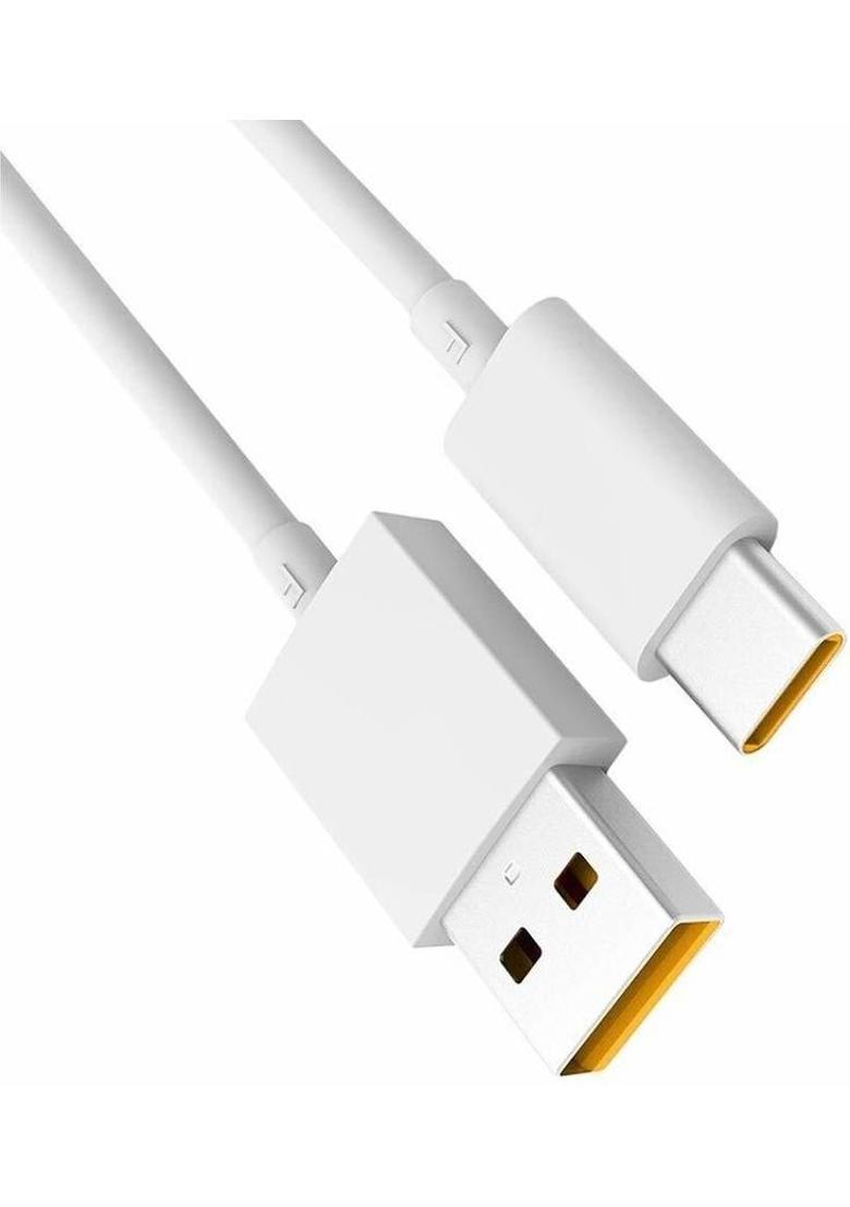 MAK 80 W SuperVOOC 6 A Wall Charger for Mobile with Detachable Cable&nbsp;&nbsp;(Compatible For Realme 11, 11 Pro, 10 Pro+, Narzo 60 Pro & Other Devices, White, Cable Included) - Indya