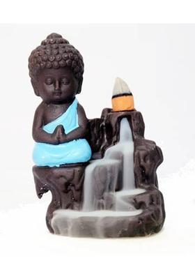Somapa Buddha Smoke Fountain/Incense Burner/Backflow Incense Polyresin Incense Holder&nbsp;&nbsp;(Multicolor)