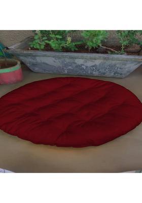 HAPPY HOME Cotton, Microfiber Prayer Mat&nbsp;&nbsp;(Maroon, Extra Large)