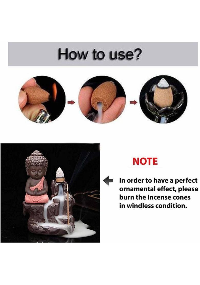 Ruchika gallery Decorative Showpiece - 7 cm&nbsp;&nbsp;(Polyresin, Orange) - Indya