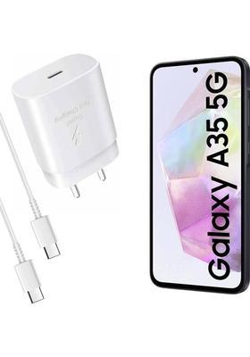 MAK 25 W Quick Charge 3 A Wall Charger for Mobile with Detachable Cable&nbsp;&nbsp;(White, Cable Included)