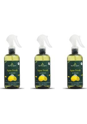 Bloom Green AQUA FRESH Spray Temple Room Air Freshener AQUA FRESH Your Room Office Bathroom PK 3&nbsp;&nbsp;(3 x 300 ml)