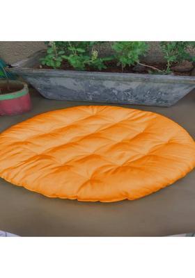 HAPPY HOME Cotton, Microfiber Prayer Mat&nbsp;&nbsp;(Orange, Extra Large)