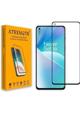 XTRENGTH Edge To Edge Tempered Glass for OnePlus Nord 2 5G, OnePlus Nord CE 2 5G, OnePlus Nord 2T 5G, OnePlus Nord CE 5G, OPPO Reno 6 5G, Realme GT 5G, Realme GT Master Edition, with Easy Installation Kit&nbsp;&nbsp;(Pack of 1)
