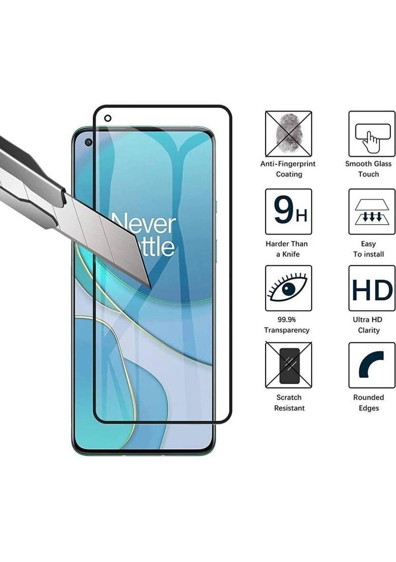 XTRENGTH Edge To Edge Tempered Glass for OnePlus Nord 2 5G, OnePlus Nord CE 2 5G, OnePlus Nord 2T 5G, OnePlus Nord CE 5G, OPPO Reno 6 5G, Realme GT 5G, Realme GT Master Edition, with Easy Installation Kit&nbsp;&nbsp;(Pack of 1) - Indya