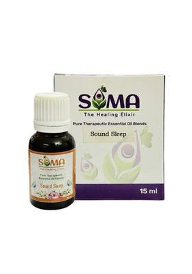 Treemaison Coronating Homes Vastu Sound Sleep Oil | 15 ML | Energized Essential Oils for Positive Energy Decorative Showpiece - 15 cm&nbsp;&nbsp;(Crystal, Clear)
