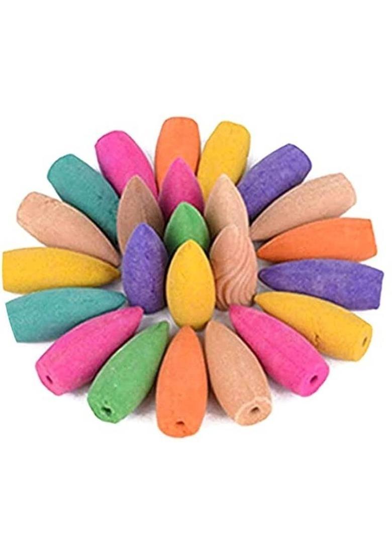 Valea Load Shiva Smoke Fountain Showpiece Polyresin With 10 Scented Cone Inceses Decorative Showpiece - 9.5 cm&nbsp;&nbsp;(Polyresin, Black, Gold, Multicolor) - Indya