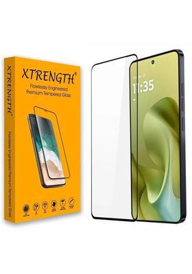 XTRENGTH Tempered Glass Guard for Motorola G86 Power 5G, with Easy Installation Kit&nbsp;&nbsp;(Pack of 1)