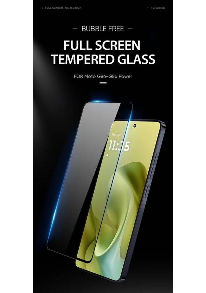 XTRENGTH Tempered Glass Guard for Motorola G86 Power 5G, with Easy Installation Kit&nbsp;&nbsp;(Pack of 1) - Indya