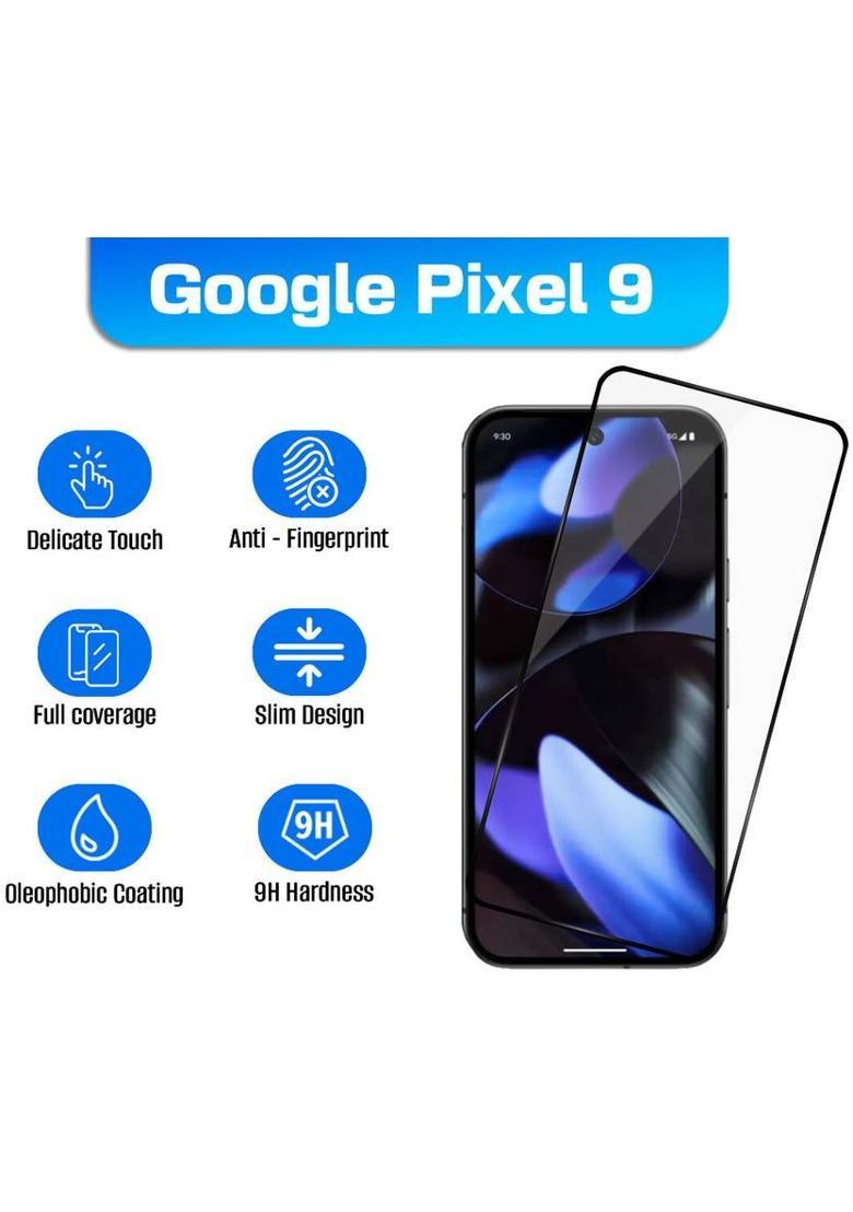 Gorilla Cases Edge To Edge Tempered Glass for Google Pixel 9&nbsp;&nbsp;(Pack of 1) - Indya