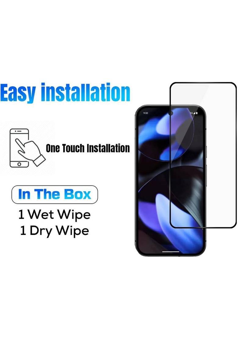 Gorilla Cases Edge To Edge Tempered Glass for Google Pixel 9&nbsp;&nbsp;(Pack of 1) - Indya