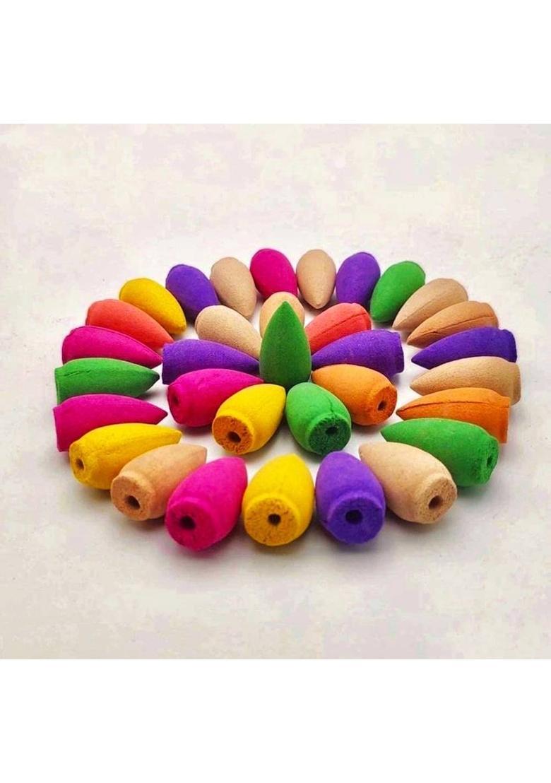 Conisstore Polyresin Incense Holder&nbsp;&nbsp;(Blue) - Indya