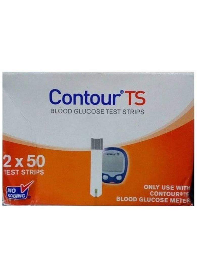 contour ts ontour 100 100 Glucometer Strips - Indya