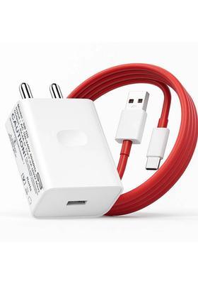SB 80 W SuperVOOC 7.3 A Wall Charger for Mobile with Detachable Cable&nbsp;&nbsp;(White, Cable Included)