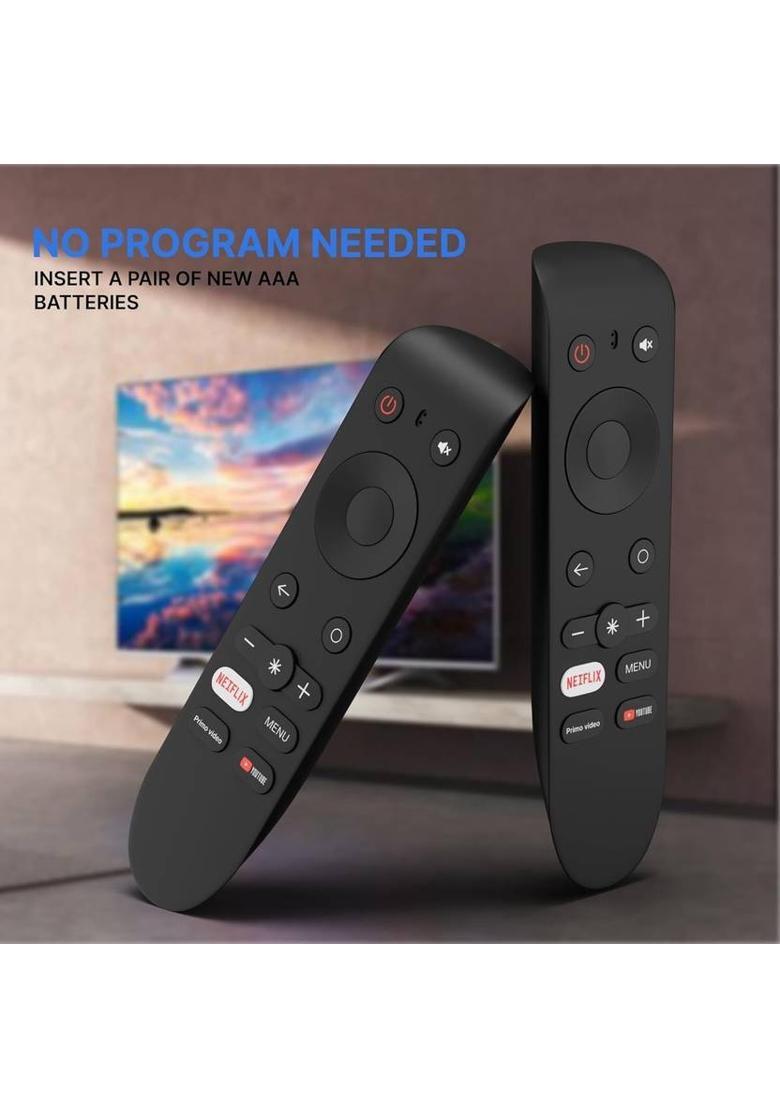 Woniry Remote control Compatible For One Plus Android Tv remote (Without Voice) One-Plus Remote Controller&nbsp;&nbsp;(Black) - Indya