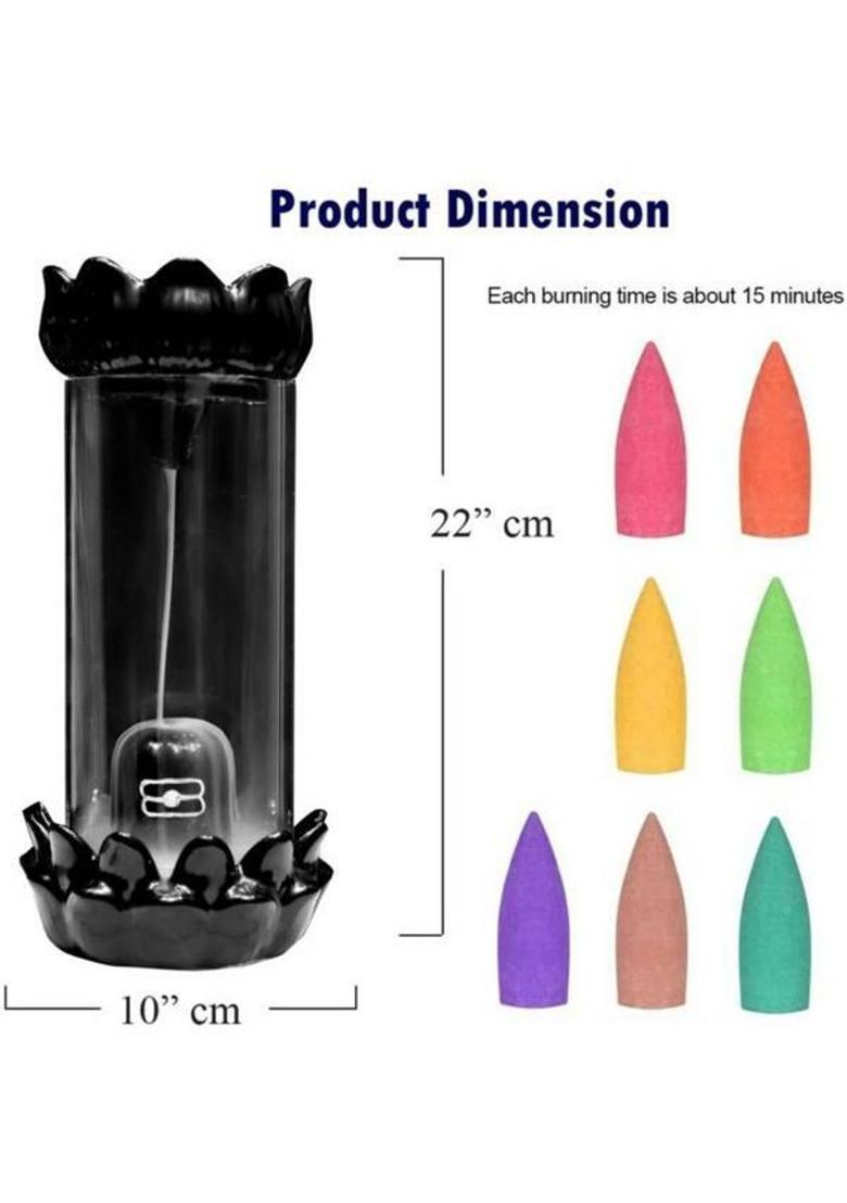 pmr enterprises Decorative Showpiece - 21 cm&nbsp;&nbsp;(Ceramic, Glass, Polyresin, Multicolor) - Indya