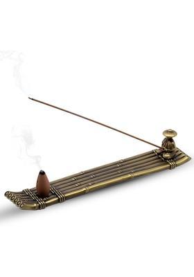 HASTHIP Bamboo Boat Shape Incense Holder Tray for Meditation and Home Decor Bamboo Incense Holder&nbsp;&nbsp;(Multicolor, Pack of 1)
