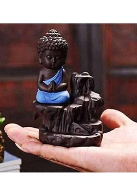 Somapa Polyresin Incense Holder&nbsp;&nbsp;(Blue)