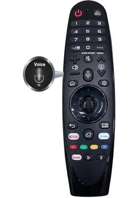 Hybite Voice Magic Remote Compatible with AKB75855501 for Smart Led Tv AN-MR20GA MR19BA MR18BA MR650A LG Magic with voice Remote Controller&nbsp;&nbsp;(Black)
