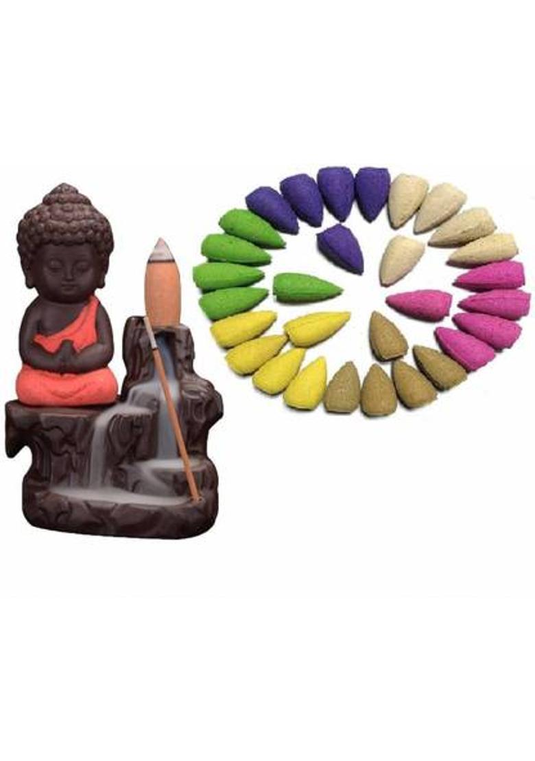 YTM Polyresin Incense Holder&nbsp;&nbsp;(Multicolor) - Indya