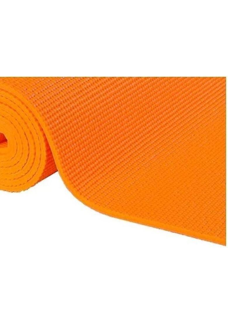 KiaraHome EcoFriendly Anti-Slip Yoga Mat for Workout Exercise Gym & Yoga for Men & Women Orange 4 mm Yoga Mat - Indya