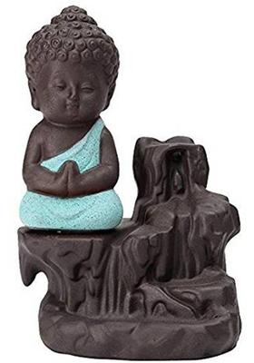 yogi Decorative Showpiece - 10 cm&nbsp;&nbsp;(Resin, Multicolor)