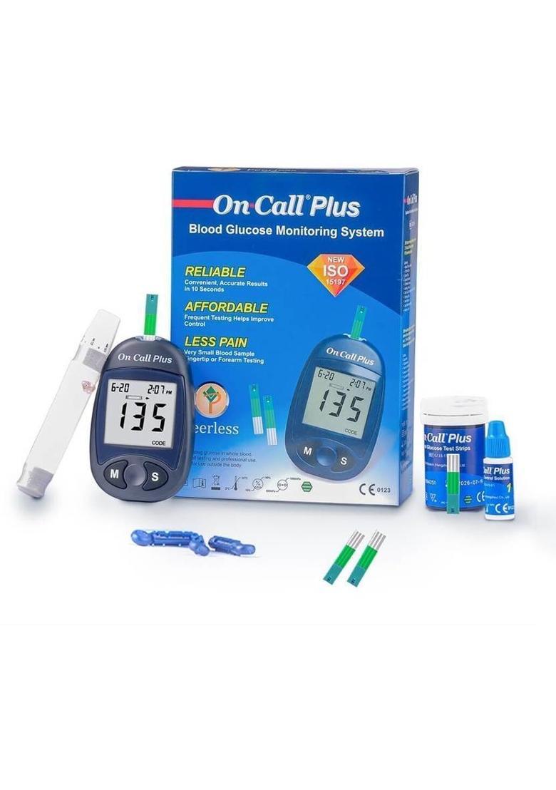 On Call Plus 007 50 Glucometer Strips - Indya