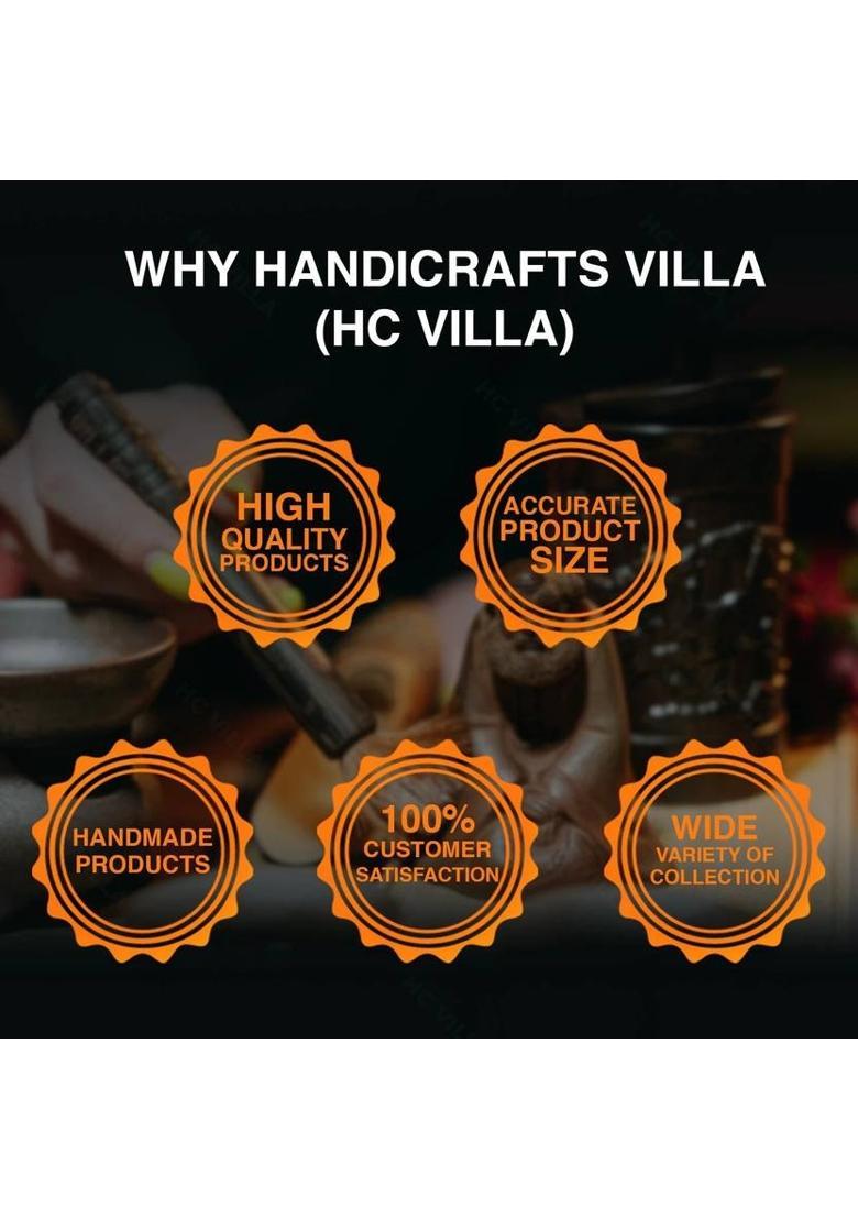 HC VILLA Shiva Backflow Smoke Incense Holder with Free 10 Scented Cone Incenses (Black) Decorative Showpiece - 12 cm&nbsp;&nbsp;(Polyresin, Black) - Indya