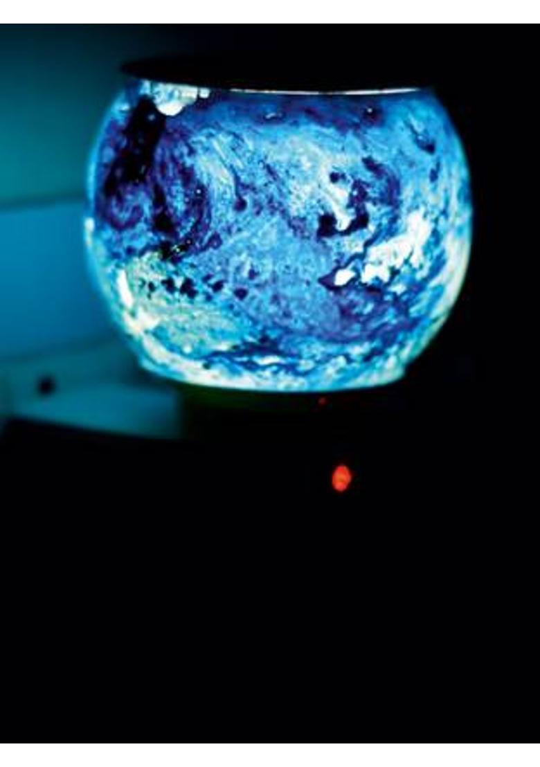 ISHANI ISHANI Premium Ceramic Glass or Wooden Multicolored Home Fragnance Lamp for Home Glass Incense Holder&nbsp;&nbsp;(Multicolor, Pack of 1) - Indya