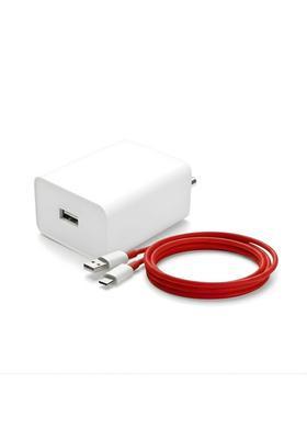 MAK 33 W SuperVOOC 6 A Wall Charger for Mobile with Detachable Cable&nbsp;&nbsp;(White, Cable Included)