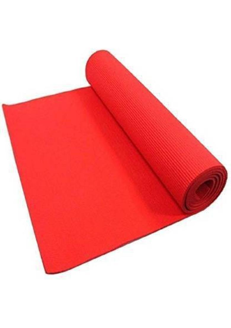Dinetic Exercise Gym & Yoga Mats 6 mm RED For Men & Women 6 mm Yoga Mat - Indya