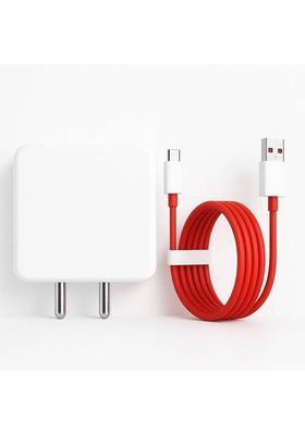 SB 80 W SuperVOOC 6 A Wall Charger for Mobile with Detachable Cable&nbsp;&nbsp;(White, Cable Included)