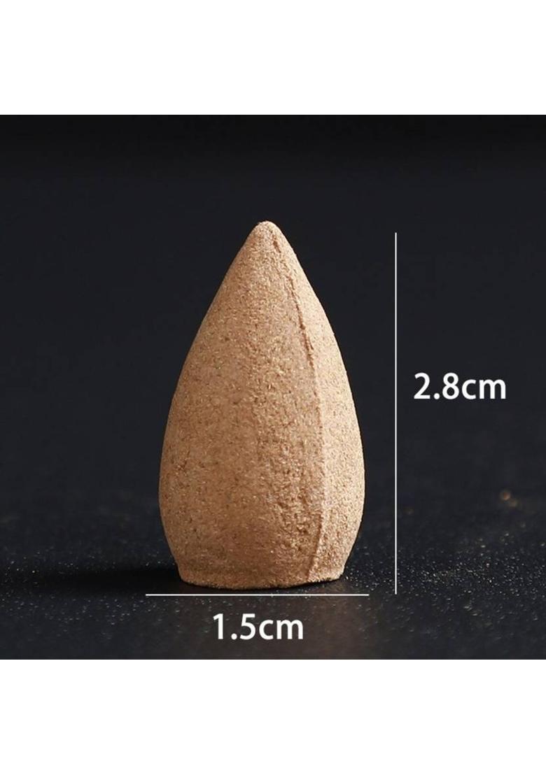 AAPUTRI Backflow smoke Incense Burner with 10sticks handicraft home decorative Showpiece Decorative Showpiece - 10 cm&nbsp;&nbsp;(Polyresin, Multicolor) - Indya