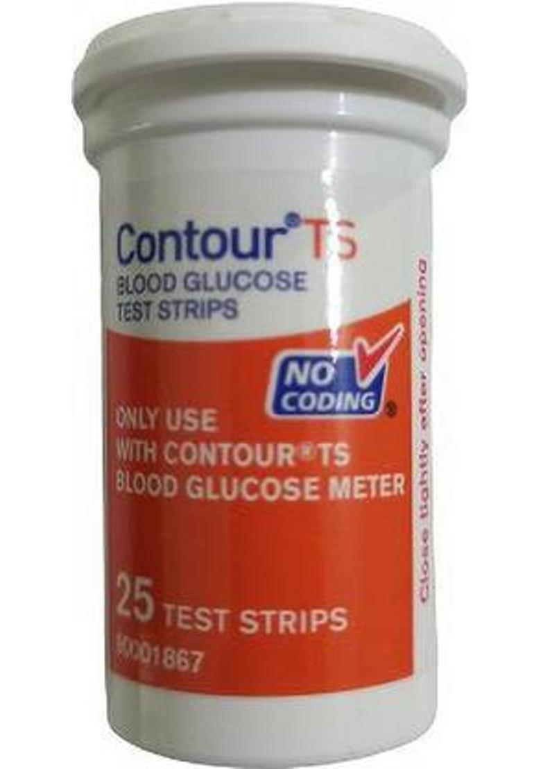 contour ts 90001867 25 Glucometer Strips - Indya