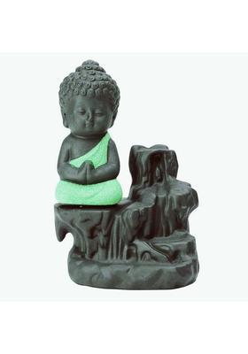 Somapa Polyresin Incense Holder&nbsp;&nbsp;(Black)