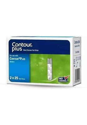CONTOUR PLUS 25*2 (90001854) 50 Glucometer Strips