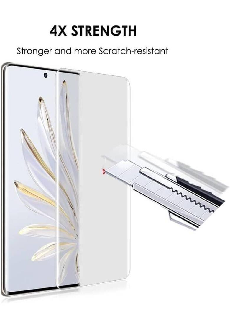 STP FEEL Tempered Glass Guard for Motorola Edge 60 Fusion 5G, Moto Edge 60 Pro, Moto Edge 60 5G UV Advanced Curved Screen Protector Guard with Easy Installation Kit&nbsp;&nbsp;(Pack of 1) - Indya