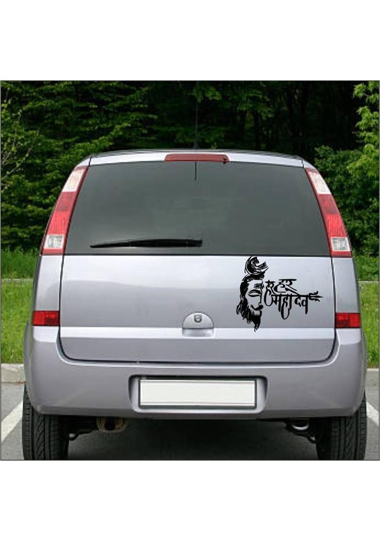 SRKAVTRADERS Sticker & Decal for Car & Bike&nbsp;&nbsp;(Black) - Indya