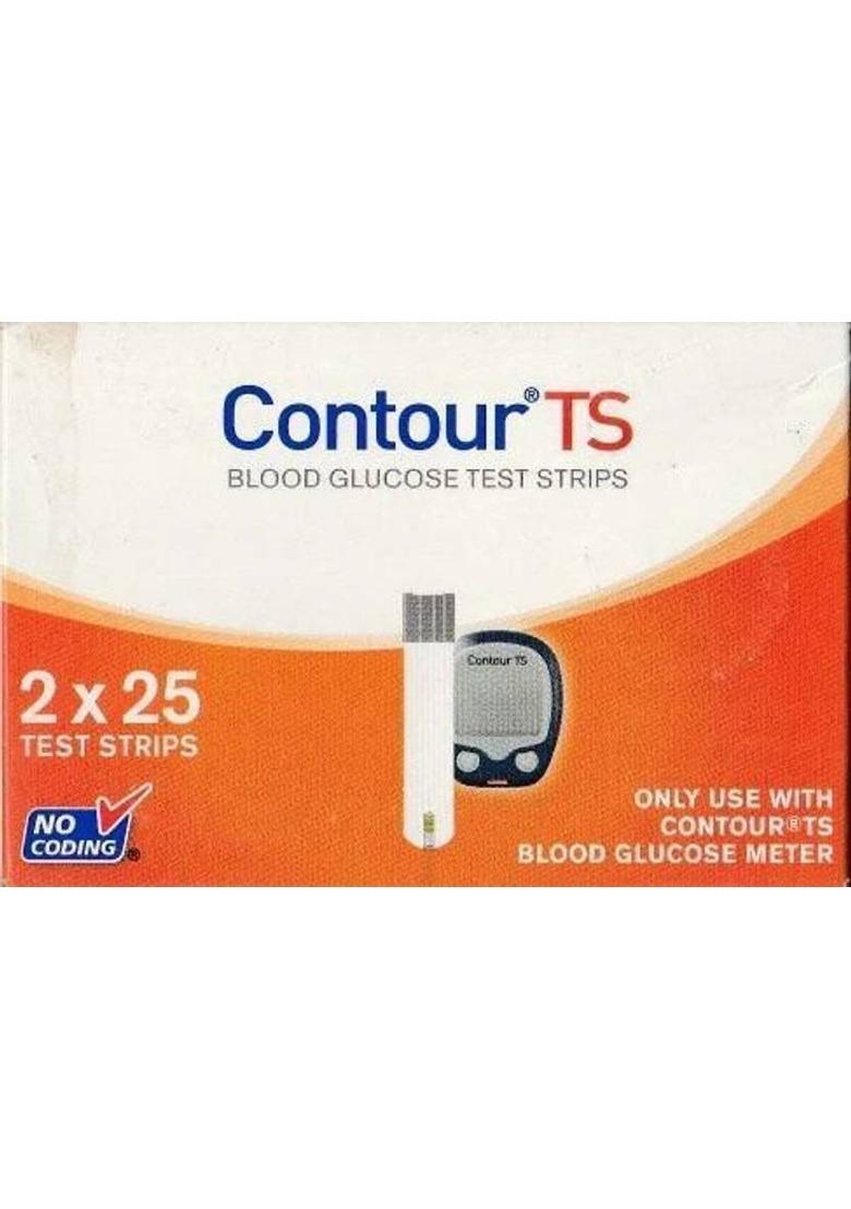 contour ts C S 50 Glucometer Strips - Indya