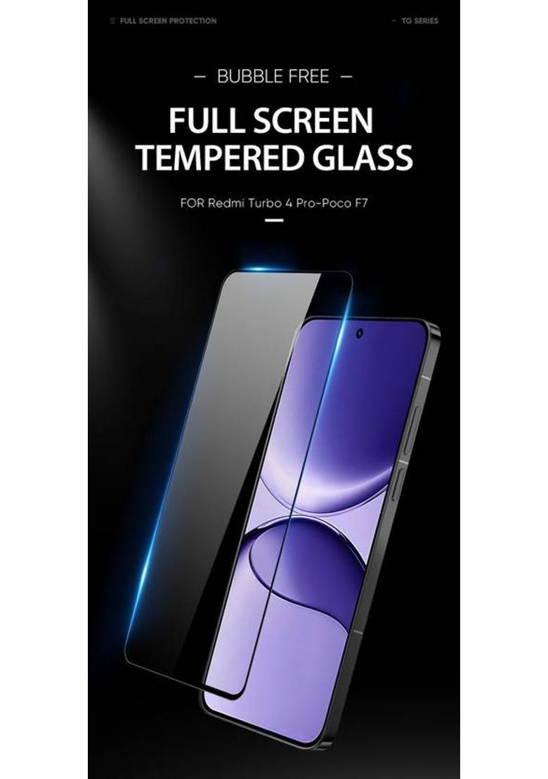 XTRENGTH Tempered Glass Guard for POCO F7 5G, with Easy Installation Kit&nbsp;&nbsp;(Pack of 1) - Indya